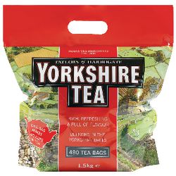 Yorkshire Tea Bags 1660g Pack of 480 — Parkem