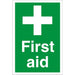 First Aid Sign First Aid Fluted Board 30 x 20 cm