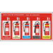 Fire Extinguisher Sign Know Your Fire Extinguisher Vinyl 48 x 48 cm