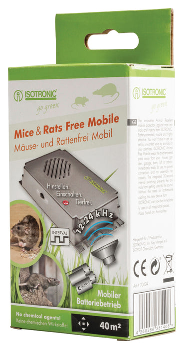 ISOTRONIC Mouse and Rat Repellent 12 - 24 kHz