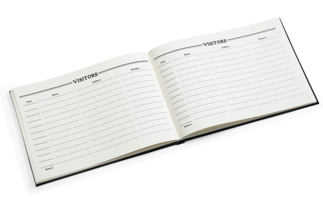 ARPAN Visitors Book CL-VKB-OR A4 Landscape Black 27 x 20 x 2 cm