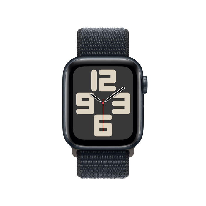 Apple Watch SE (GPS) - 2nd generation - 40 mm - midnight - smart watch with sport loop - textile - midnight - wrist size: 130-200 mm - 32 GB - Wi-Fi, Bluetooth - 26.4 g