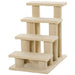 PawHut Pet Stairs Light Brown 430 mm x 635 mm x 600 mm