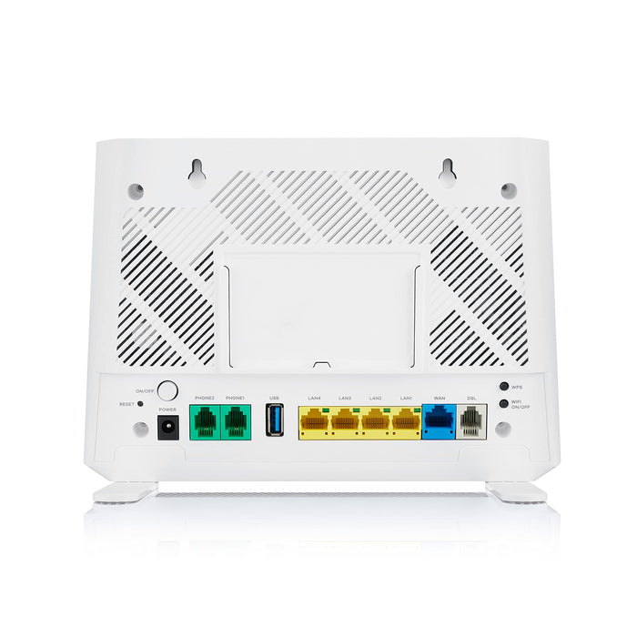 Zyxel DX3301-T0 - Wi-Fi system (router) - MPro Mesh Solutions - DSL modem - GigE - Wi-Fi 6 - Dual Band - VoIP phone adapter