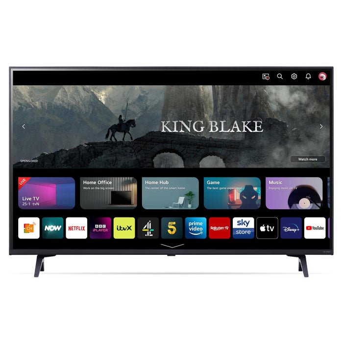 LG QNED75 43 Inch 4K Ultra HD 3 x HDMI Ports 2 x USB Ports Smart TV