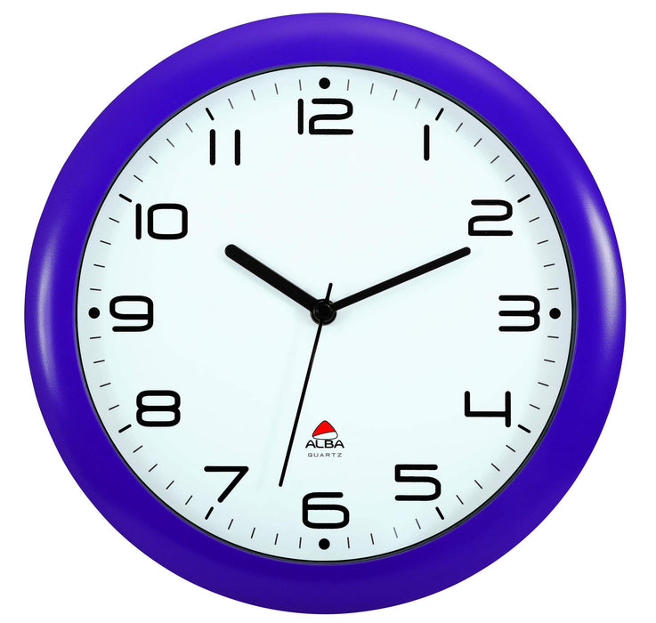 Alba Analog Wall Clock HORNEW P 30 x 5.5cm Prune