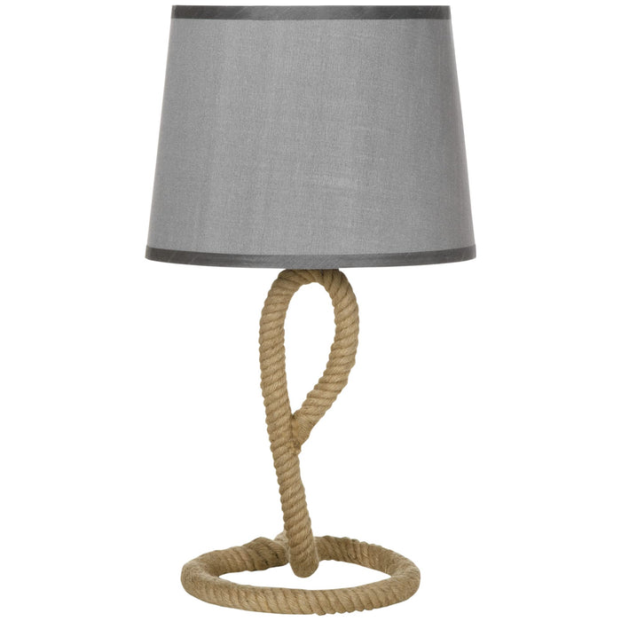 HOMCOM Table Lamp Grey