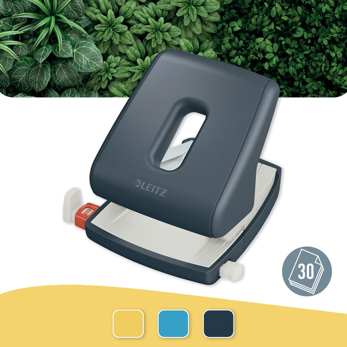 Leitz Hole Punch 50040089 30 Sheets Velvet Grey