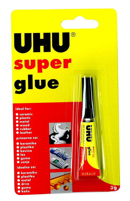 UHU Super Glue Ultra Fast Transparent 3g