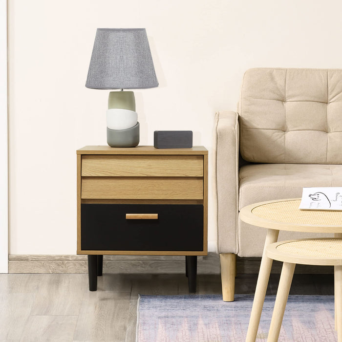 HOMCOM Nightstand 831-365 MDF (Medium-Density Fibreboard)