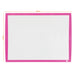 Nobo Small Wall Mountable Magnetic Whiteboard 2104177 Lacquered Steel Arched Frame 585 x 430 mm White, Pink