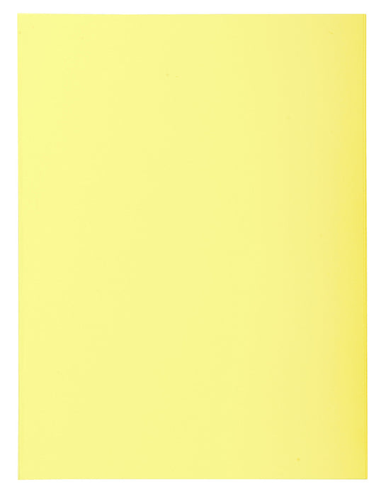 Exacompta Super Square Cut Folder A4 Canary Yellow Cardboard 160 gsm Pack of 500