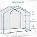 OutSunny Greenhouse Outdoors Waterproof Transparent 1050 mm x 1800 mm x 1650 mm