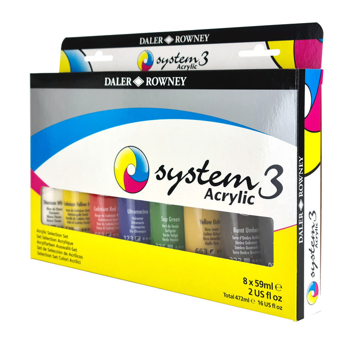 System 3 Paint Set Acrylic Assorted