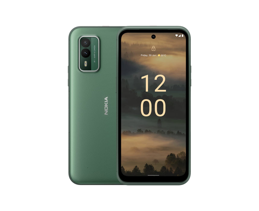 Nokia XR21 6.49 Inch 5G Dual SIM Qualcomm Snapdragon 695 6GB RAM 128GB Storage Android 12 Mobile Phone Green