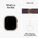 Apple Watch Ultra 2 - 49 mm - titanium - smart watch with Alpine Loop - textile - indigo - band size: M - 64 GB - Wi-Fi, LTE, UWB, Bluetooth - 4G - 61.4 g