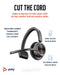 Poly 4310 UC Wireless Bluetooth Single-Ear USB-A Headset