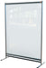Nobo Freestanding Protective Room Divider Screen Premium Plus 2060 x 1480 x 610mm Metal, PVC Silver