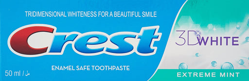 Crest 50Ml 3D Wht T/Paste Exmint Pk6