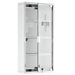HOMCOM Medicine Cabinet 02-0330 Stainless Steel, Stalinite Silver 300 mm x 120 mm x 600 mm
