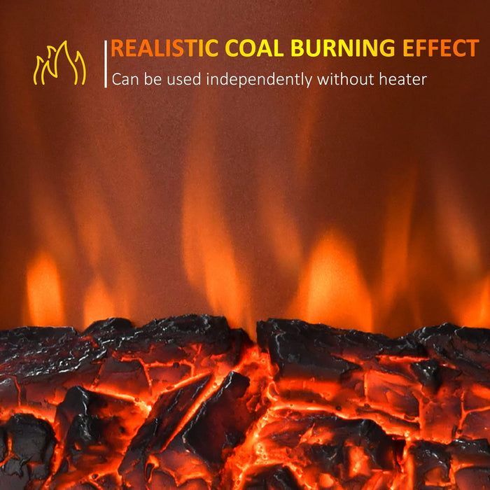 Homcom Modern Electric Fireplace Golden