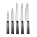 MasterChef Knife Set Stainless Steel Black, Silver Set of 5