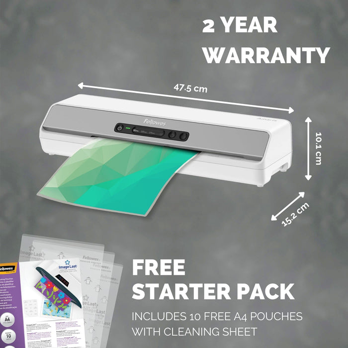 Fellowes Amaris 15.3 x 47.5 x 10.2 cm A3 Laminator 800 mm/min. 175 Microns
