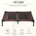 PawHut Pet Bed Brown, Black 762 mm x 915 mm x 180 mm
