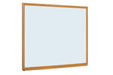 Bi-Office Earth Whiteboard Wall Mounted Non Magnetic Melamine Single 120 (W) x 90 (H) cm