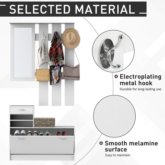 HOMCOM Console Table Set of 2