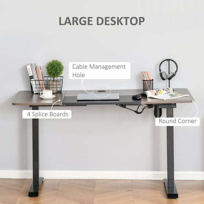 Vinsetto Standing Desk Black 700 x 1,160 mm