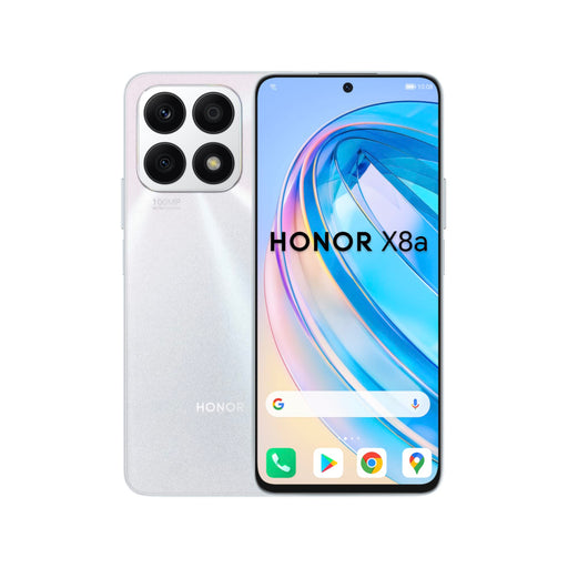 Honor X8a 6.7 Inch MediaTek Helio G88 6GB RAM 128GB Storage Android 12 Mobile Phone Titanium Silver