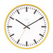 Acctim Analog Clock Yellow 30 x 30 x 3.8 x 30 cm