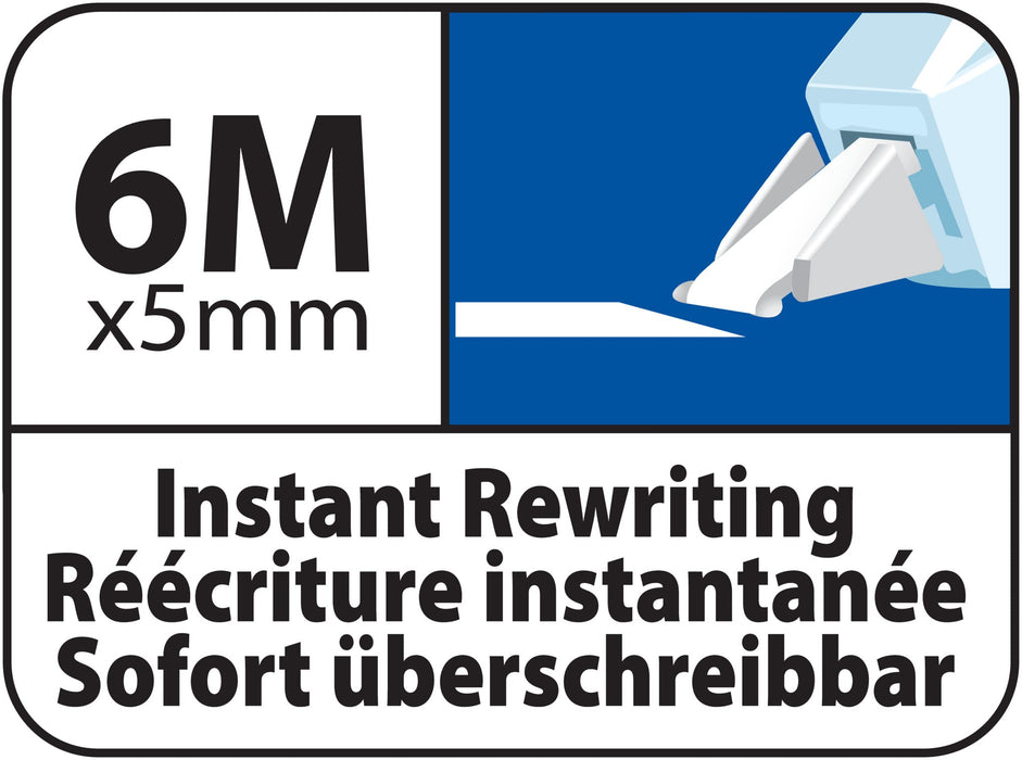 Tipp-Ex Correction Tape Exact Liner Recycled 80% 5 mm x 6 m White