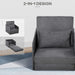 HOMCOM Sofa Grey 777 x 70 mm