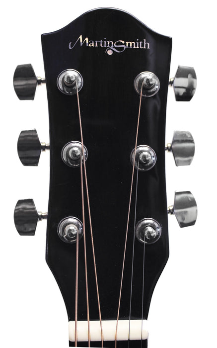 Martin Smith Acoustic Guitar W-100-BK-PK Black
