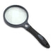 Carson Handheld Magnifying Glass SG-10 SureGrip Black & Grey 96 mm