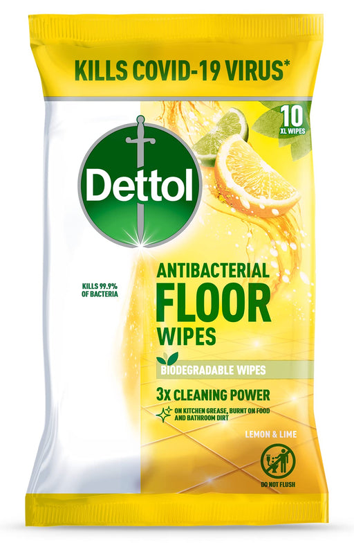 Dettol Floor Wipes Bio Citrus Pk10