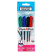Papermate Jiffy Gel Pen 0.5 mm Needlepoint Assorted Pack of 4