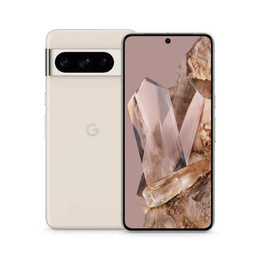 Google Pixel 8 Pro - 5G smartphone - dual-SIM - RAM 12 GB / Internal Memory 128 GB - OLED display - 6.7" - 2992 x 1344 pixels (120 Hz) - 3x rear cameras 50 MP, 48 MP, 48 MP - front camera 10.5 MP - porcelain