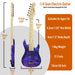 3rd Avenue Junior Electric Guitar Set Purple Galaxy
