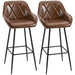 HOMCOM Bar Stool 835-777V70BN Brown
