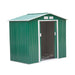 OutSunny Garden Shed Storage Outdoors Water proof Green 1270 mm x 2130 mm x 1850 mm