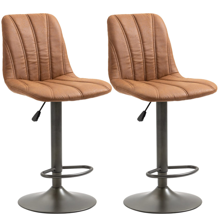 HOMCOM Bar Stool 835-721V70BN Brown
