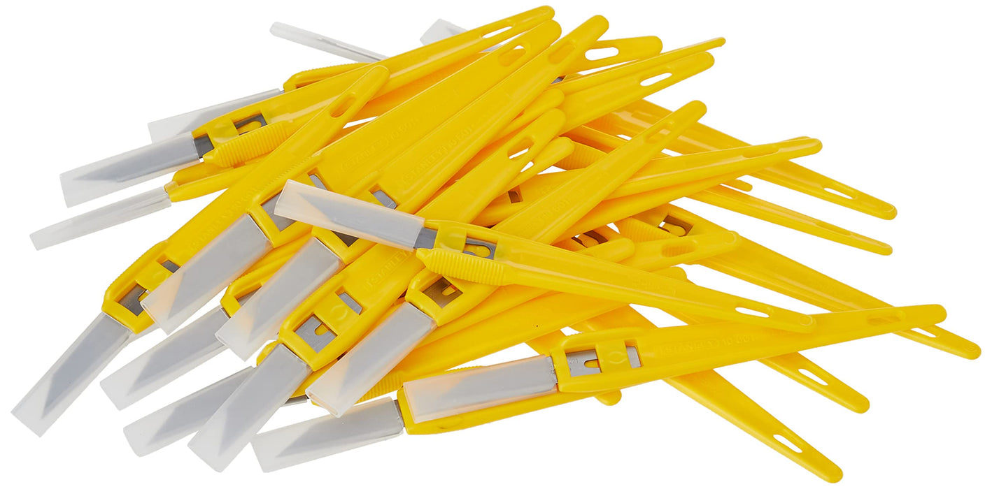 Stanley Disposable Knife 1-10-601 Yellow Pack of 50