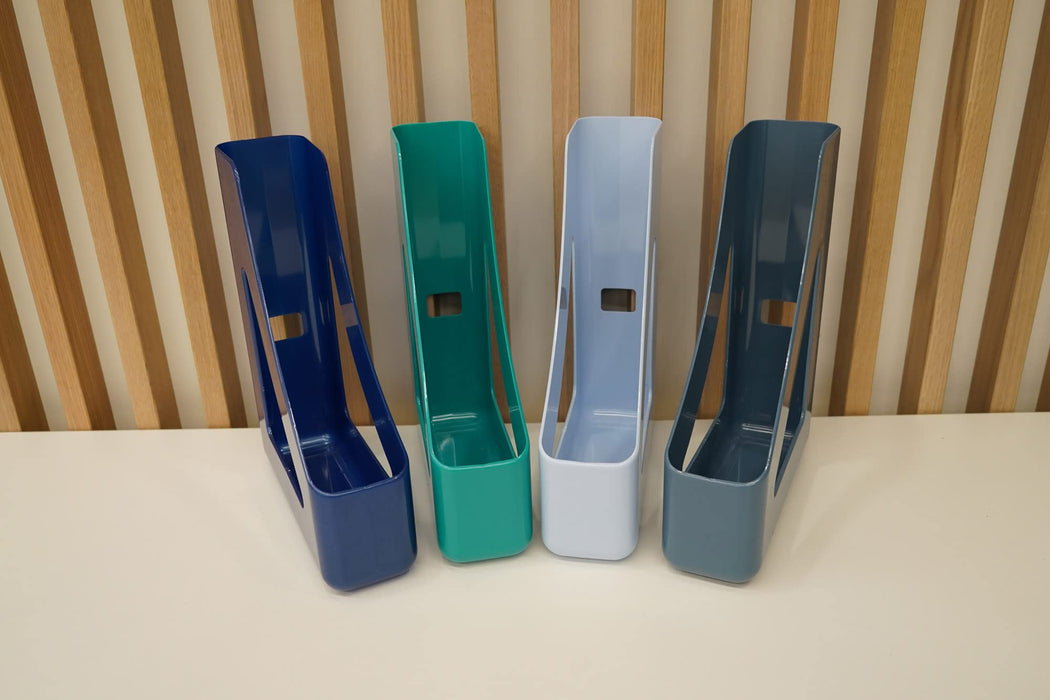 Deflecto Magazine File Cool Breeze Pack of 4