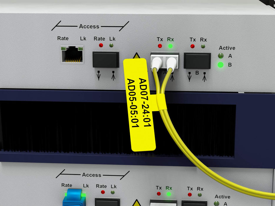 Brother - Yellow - 72 label(s) labels - for P-Touch PT-P900Wc, PT-P950NW