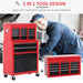 HOMCOM Portable Toolbox Chest Box Garage Red