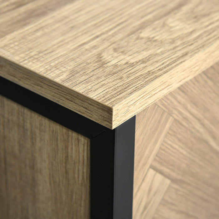 Homcom TV Unit Natural Wood Finish 400 x 460 mm