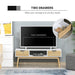HOMCOM TV Stand White 390 x 460 mm